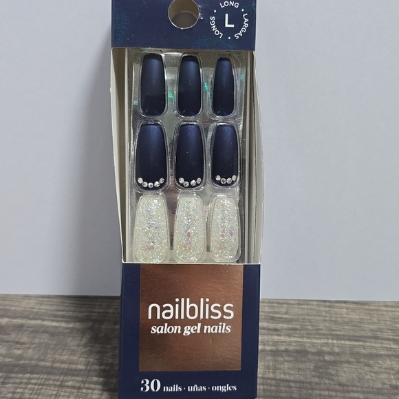 Dashing Diva Other - Dashing Diva NailBliss Salon Gel Nails Long Length Brand New Navy Matte